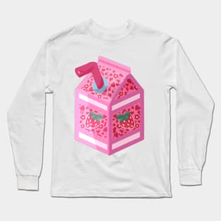 Strawberry milk carton Long Sleeve T-Shirt
